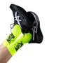 MEIA PARA CORRIDA E CICLISMO HUPI RUN SPLASH AMARELO NEON