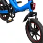 MINI BICICLETA ELETRICA E-BIKE V1 POTENCIA 350W ARO 14 AZUL