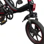 MINI BICICLETA ELETRICA E-BIKE V1 POTENCIA 350W ARO 14 PRETA