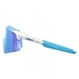 OCULOS 100% AEROCRAFT - MATTE WHITE - HIPER BLUE MIRROR LENS