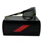 OCULOS 100% RACETRAP GLOSS BLACK SMOKE LENS