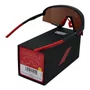OCULOS 100% SLENDALE GLOSS CARBON FIBER HIPER CRIMSON SILVER