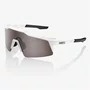 OCULOS ESPORTIVO 100% SPEEDCRAFT SL BRANCO/PRETO HIPER