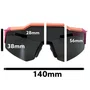 OCULOS 100% SPEEDCRAFT XS - ROSA/LARANJA