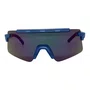 OCULOS CICLISMO HB APEX WAVY MATTE BLUE LENTE GREEN CHROME