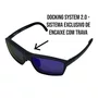 OCULOS CICLISMO HB PRESTO 2.0 MATTE NAVY LENTE BLUE CHROME