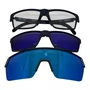 OCULOS CICLISMO HB PRESTO 2.0 MATTE NAVY LENTE BLUE CHROME