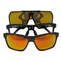 OCULOS CICLISMO HB PRESTO GRAPHENE LENTE RED/ORANGE CHROME