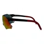 OCULOS CICLISMO HB QUAD X 2.0 MATTE BLACK LENTE RED CHROME