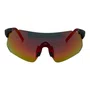 OCULOS CICLISMO HB QUAD X 2.0 MATTE BLACK LENTE RED CHROME