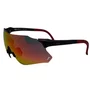 OCULOS CICLISMO HB QUAD X 2.0 MATTE BLACK LENTE RED CHROME