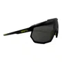 ÓCULOS ESPORTIVO 100% RACETRAP GLOSS BLACK SMOKE LENS