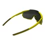 ÓCULOS ESPORTIVO 100% RACETRAP SOFT TACT BANANA  BLACK LENS