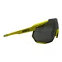 ÓCULOS ESPORTIVO 100% RACETRAP SOFT TACT BANANA  BLACK LENS