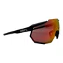 ÓCULOS ESPORTIVO 100% RACETRAP SOFT TACT BLACK RED LENS