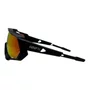 ÓCULOS ESPORTIVO 100% SPEEDTRAP SOFT TACT BLACK RED LENS