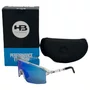 OCULOS ESPORTIVO HB EDGE GLOSS CRYSTAL LENTE BLUE CHROME