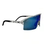 OCULOS ESPORTIVO HB EDGE GLOSS CRYSTAL LENTE BLUE CHROME