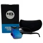 OCULOS ESPORTIVO HB FLARE MATTE BLACK LENTE BLUE CHROME