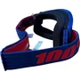 OCULOS GOGGLE 100% STRATA 2 AZUL/VERMELHO DOWNHILL/MOTOCROSS