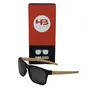 OCULOS HB CASUAL H-BOMB 2.0 MATTE BLACK/WOOD LENTE GRAY