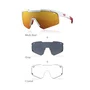 ÓCULOS HB SHIELD EVO R KIT ROAD 02 M RED, GRA, CRI