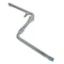 PEDIVELA MONOBLOCO REFORÇADO 165MM CROMADO BICICLETA ARO 26