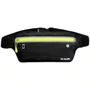 POCHETE DE CORRIDA HUPI SLIM RUNNING PRETA ZÍPER AMARELO