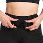POCHETE DE CORRIDA HUPI SLIM RUNNING PRETA ZÍPER AMARELO