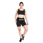 POCHETE DE CORRIDA HUPI SLIM RUNNING PRETA ZÍPER AMARELO