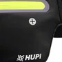 POCHETE DE CORRIDA HUPI SLIM RUNNING PRETA ZÍPER AMARELO