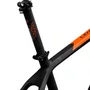 QUADRO ARO 29 CARBONO MTB LENISTER LARANJA/PRETO EIXO 9MM
