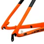 QUADRO ARO 29 CARBONO MTB LENISTER LARANJA/PRETO EIXO 9MM