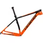 QUADRO ARO 29 CARBONO MTB LENISTER LARANJA/PRETO EIXO 9MM