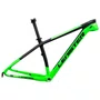 QUADRO ARO 29 CARBONO MTB LENISTER VERDE/PRETO EIXO 9MM