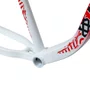 QUADRO HUPI NAJA 2026 BRANCO/VERMELHO GANCHEIRA HORIZONTAL