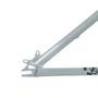 QUADRO HUPI STRIP PRATA/PRETO GANCHEIRA HORIZONTAL WHEELING
