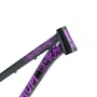QUADRO HUPI STRIP PRETO/ROXO GANCHEIRA HORIZONTAL WHEELING