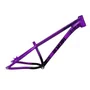 QUADRO HUPI STRIP ROXO/PRETO GANCHEIRA HORIZONTAL WHEELING