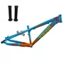 QUADRO VIKINGX TUFF X-25 ARO 26 AZUL/LARANJA WHEELING/GRAU