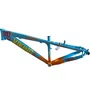 QUADRO VIKINGX TUFF X-25 ARO 26 AZUL/LARANJA WHEELING/GRAU