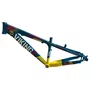 QUADRO VIKINGX TUFF X-25 ARO 26 AZUL/AMARELO WHEELING/GRAU
