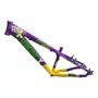 QUADRO VIKINGX TUFF X-25 ARO 26 ROXO/AMARELO/VERDE WHEELING