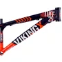 QUADRO VIKINGX TUFF X-25 ARO 26 ROXO/LARANJA WHEELING/GRAU
