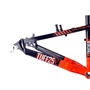 QUADRO VIKINGX TUFF X-25 ARO 26 ROXO/LARANJA WHEELING/GRAU