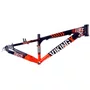 QUADRO VIKINGX TUFF X-25 ARO 26 ROXO/LARANJA WHEELING/GRAU