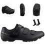 SAPATILHA SHIMANO MTB SH-XC102 PRETA 3 VELCROS PARA AJUSTE