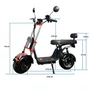 SCOOTER ELETRICA GTS UNION MG-16 1000W PRETA AUTOPROPELIDO