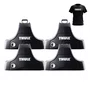 SUPORTE DE BARRAS THULE RAPID SYSTEM 4 PCS (754)