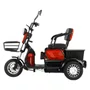 TRICICLO ELETRICO BONMAD BM942-28 1000W SUSPENSAO PRETO/VERM